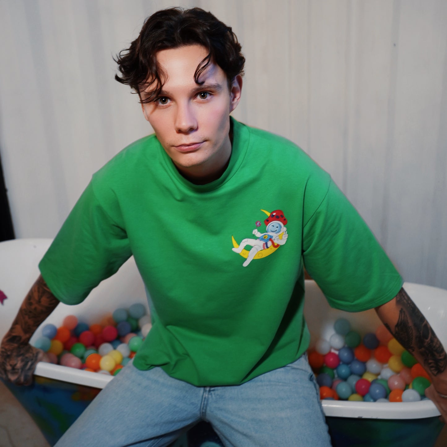 Portals T-shirt in GREEN