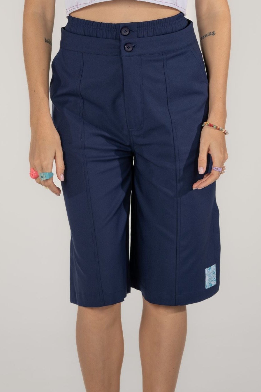 Long Shorts in Navy