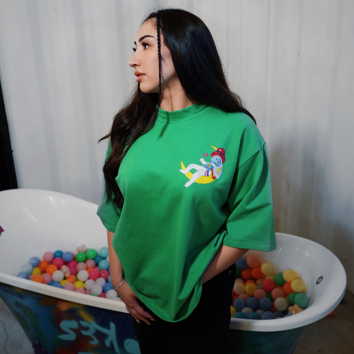 Portals T-shirt in GREEN