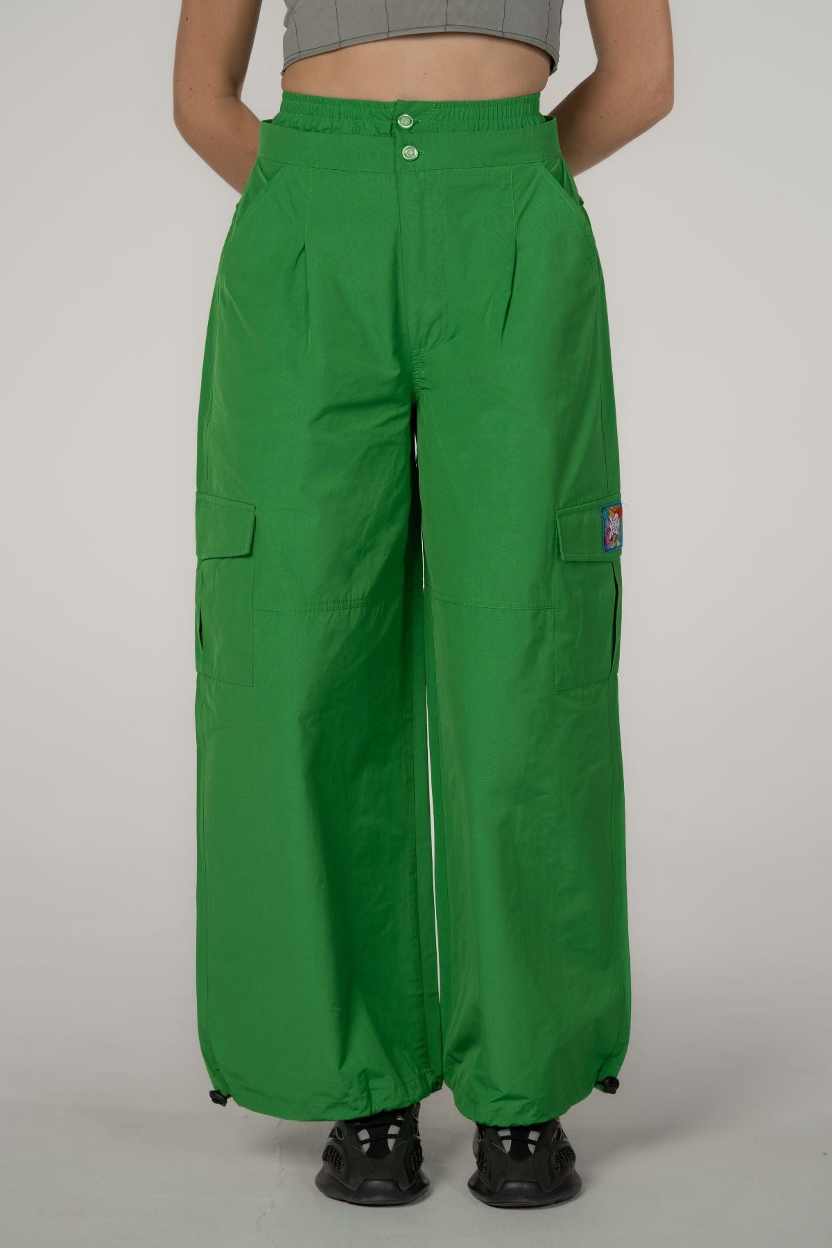Baggy Cargo Pants in Green