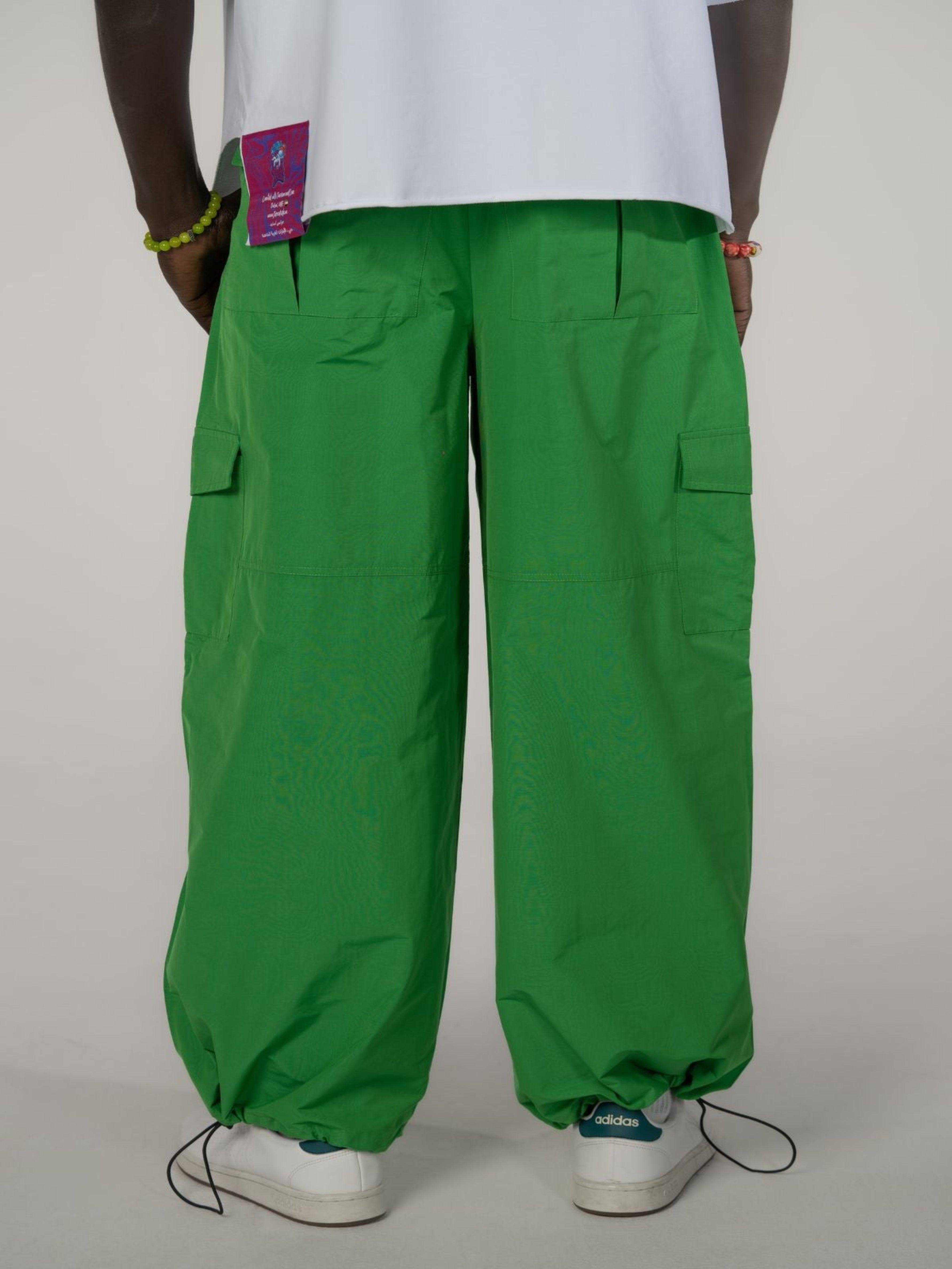 Baggy Cargo Pants in Green