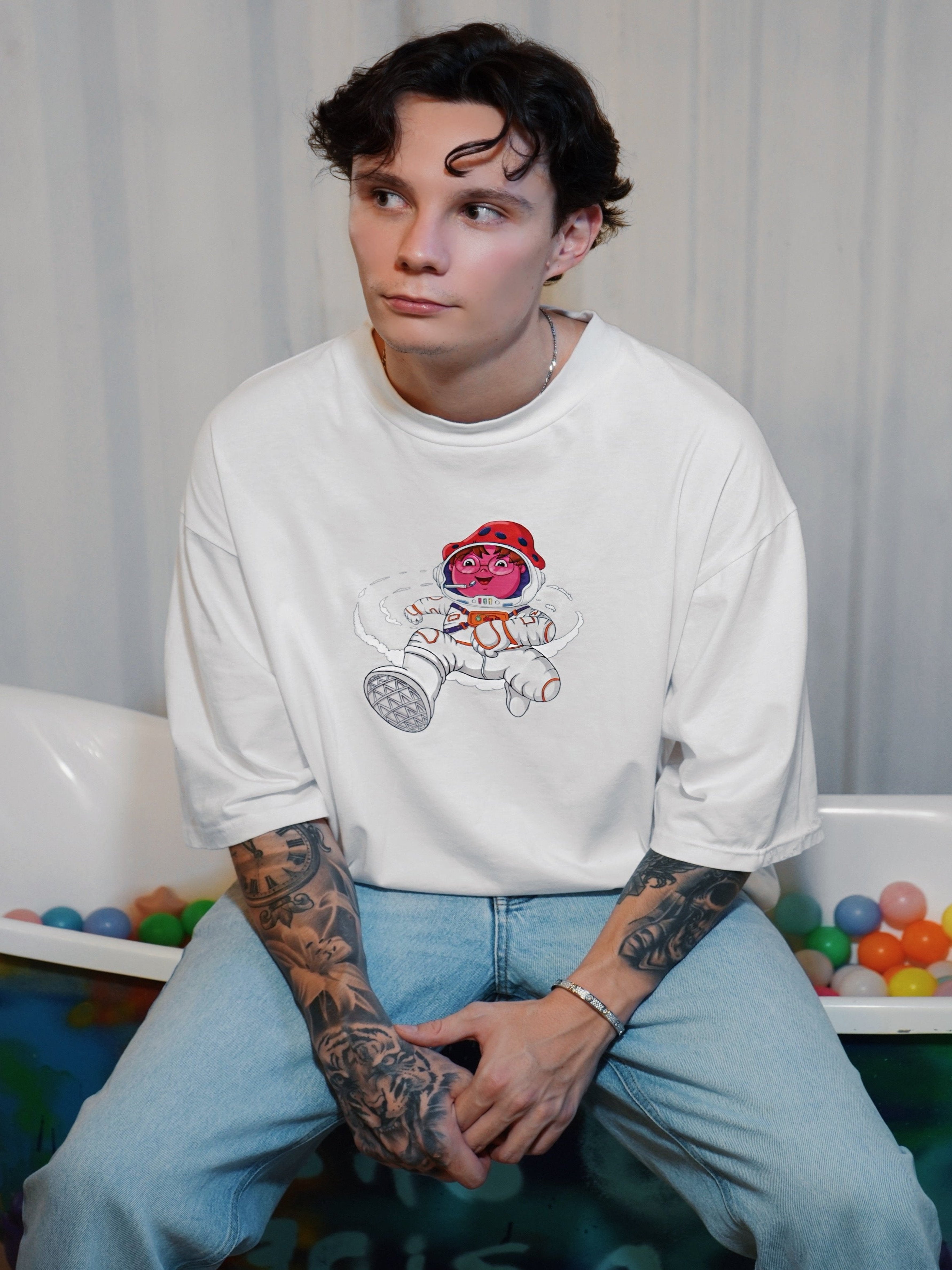 Travel Tee in White