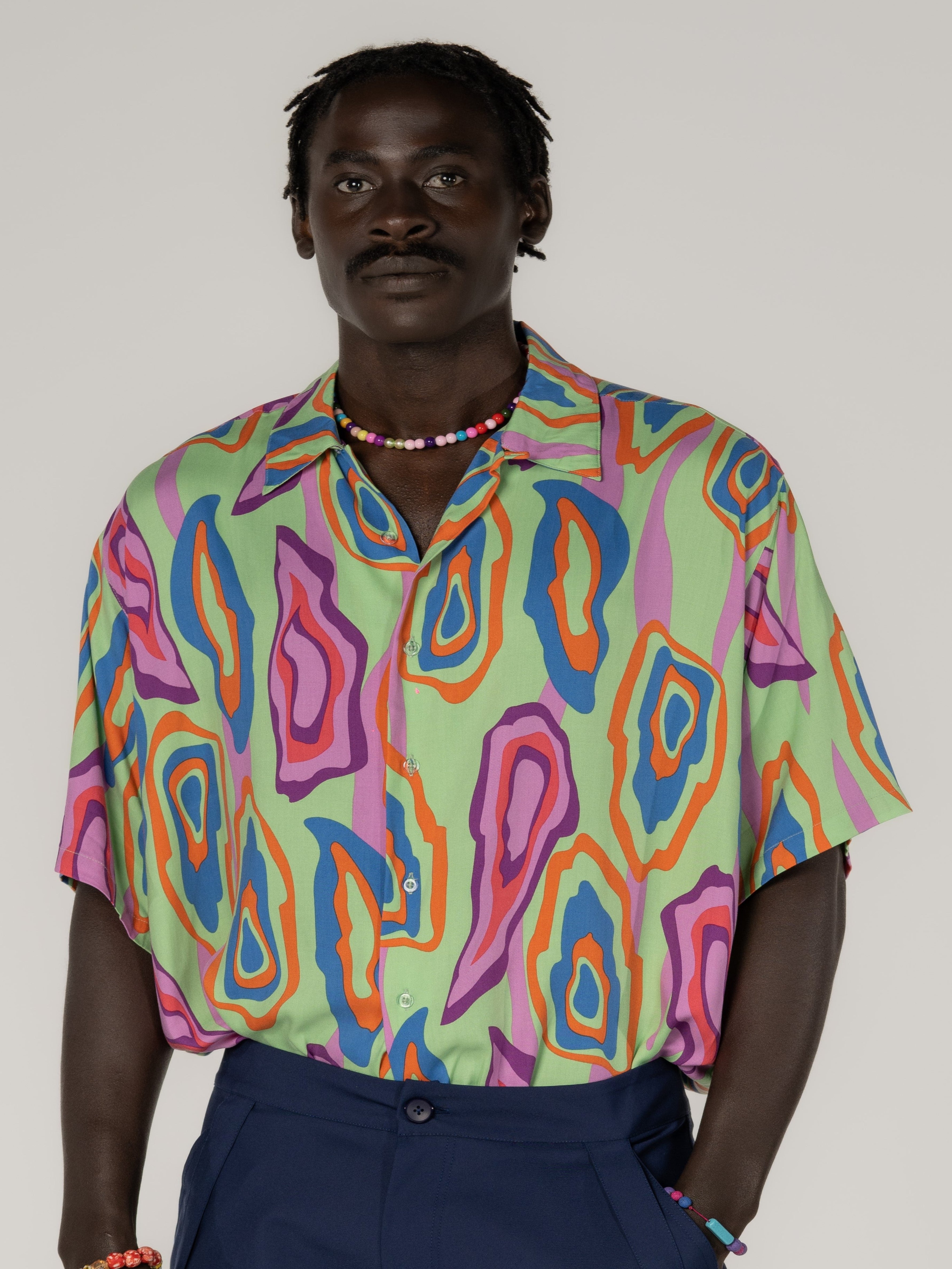 Colorful Button Up Shirt