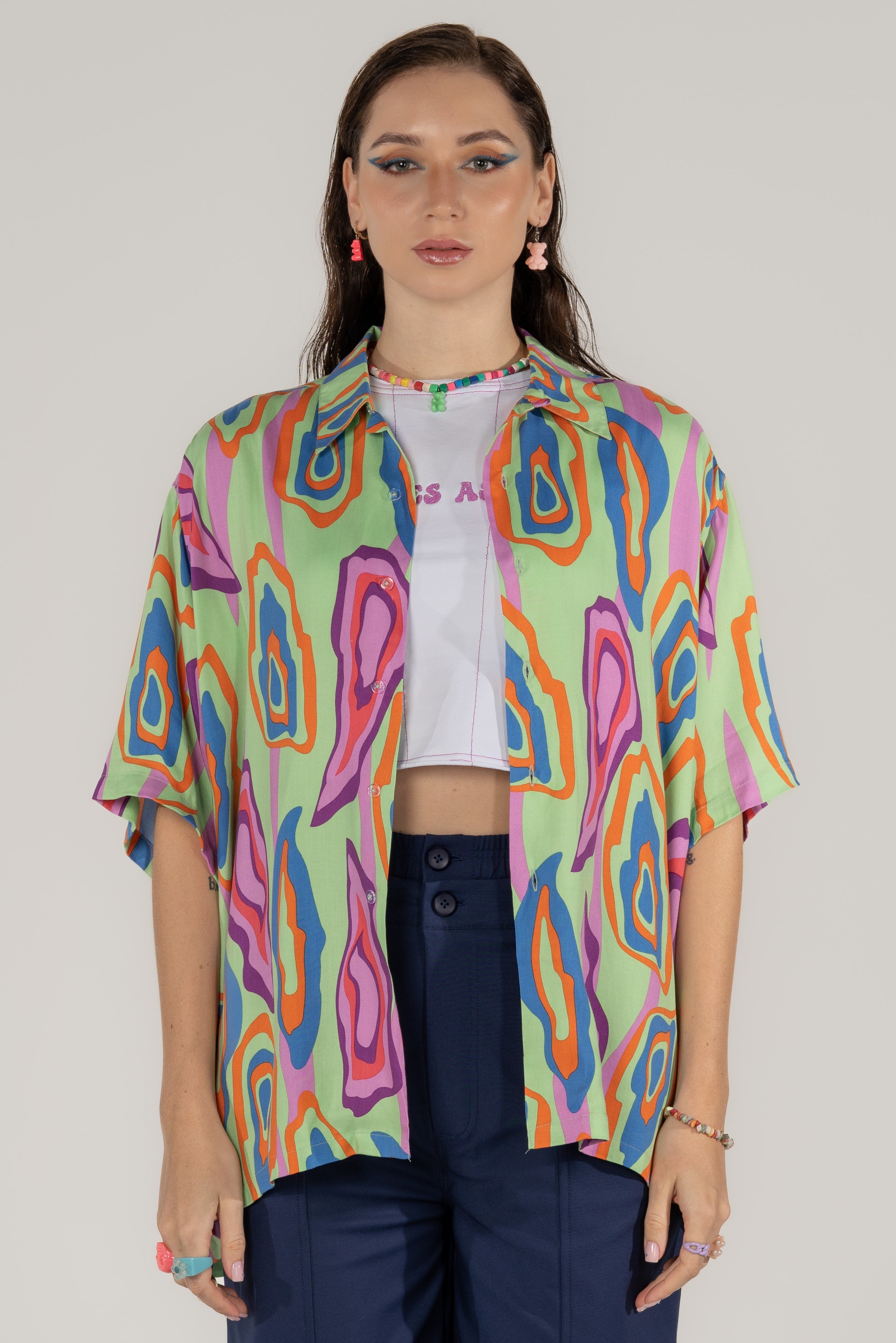 Colorful Button Up Shirt