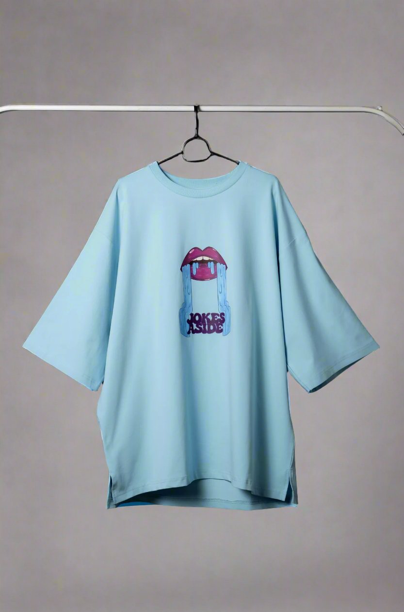 Game Over Tee in Blue