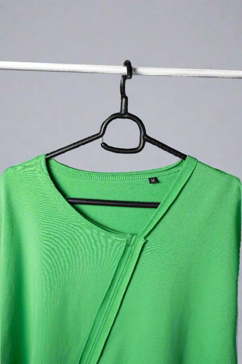 Asymmetrical Tee in Green
