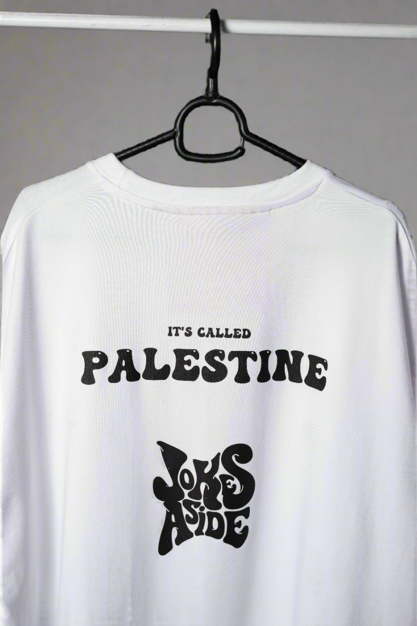 Palestine Tee in White