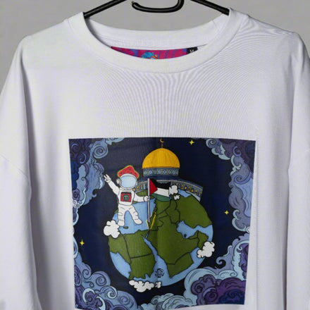 Palestine Tee in White