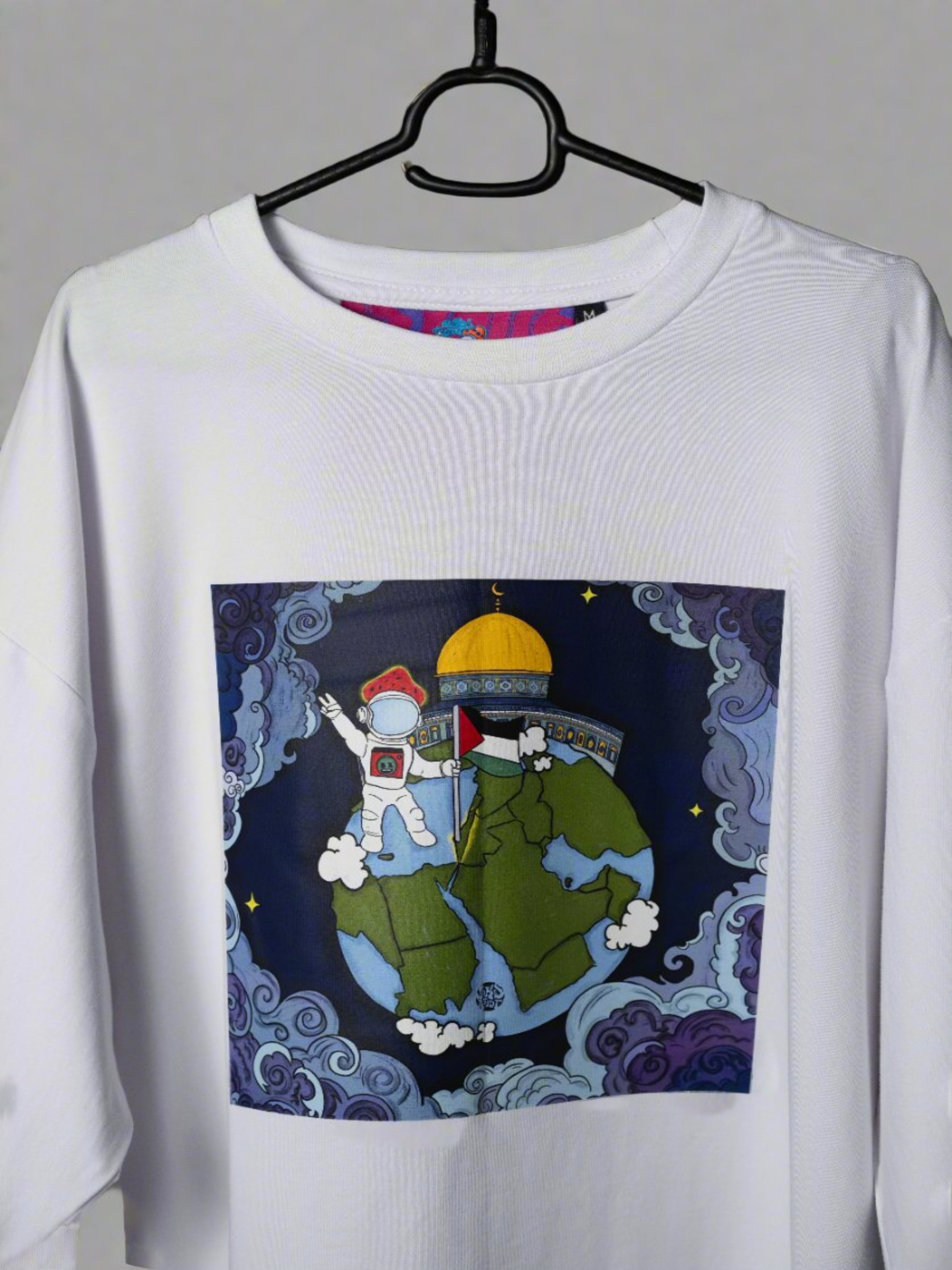 Palestine Tee in White