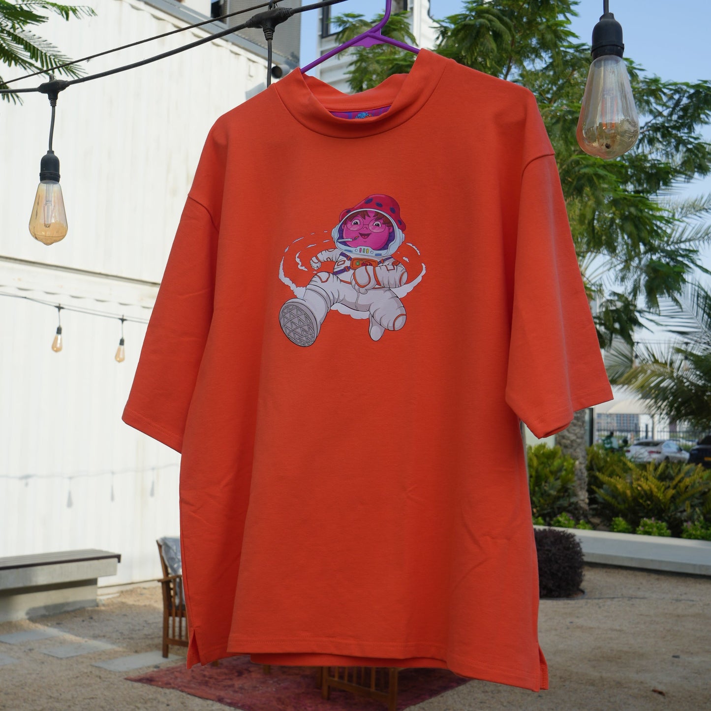 Travel T-shirt in ORANGE