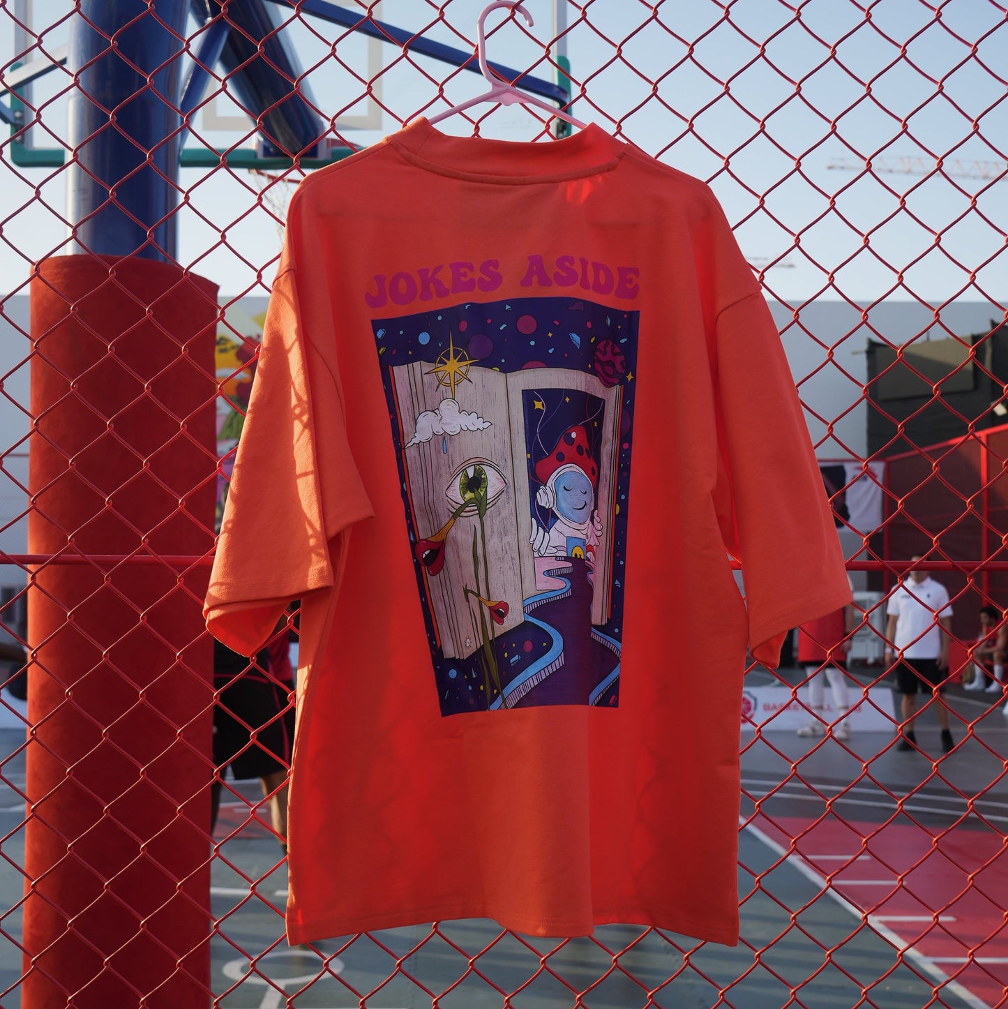 "A" Student T-shirt in Orange