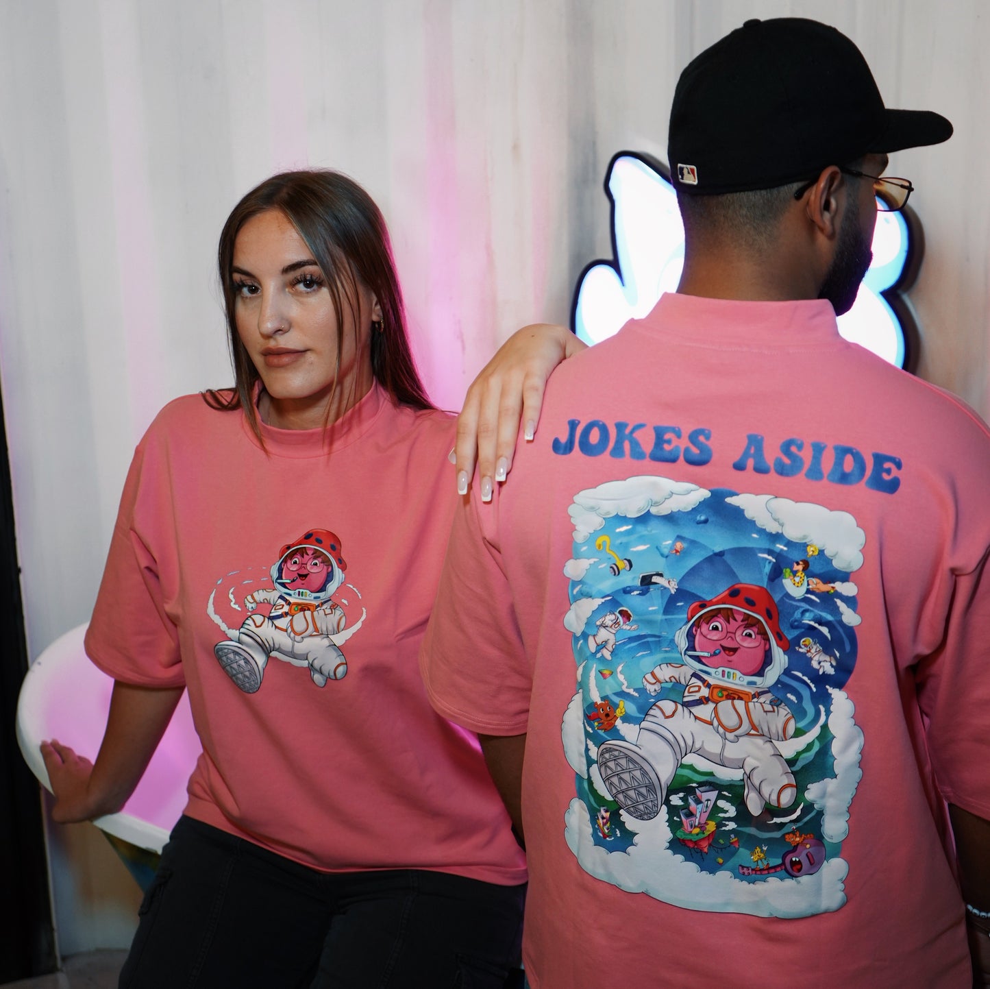 Travel T-shirt in PINK