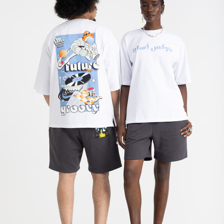 Cosmic Groove T-shirt (White)