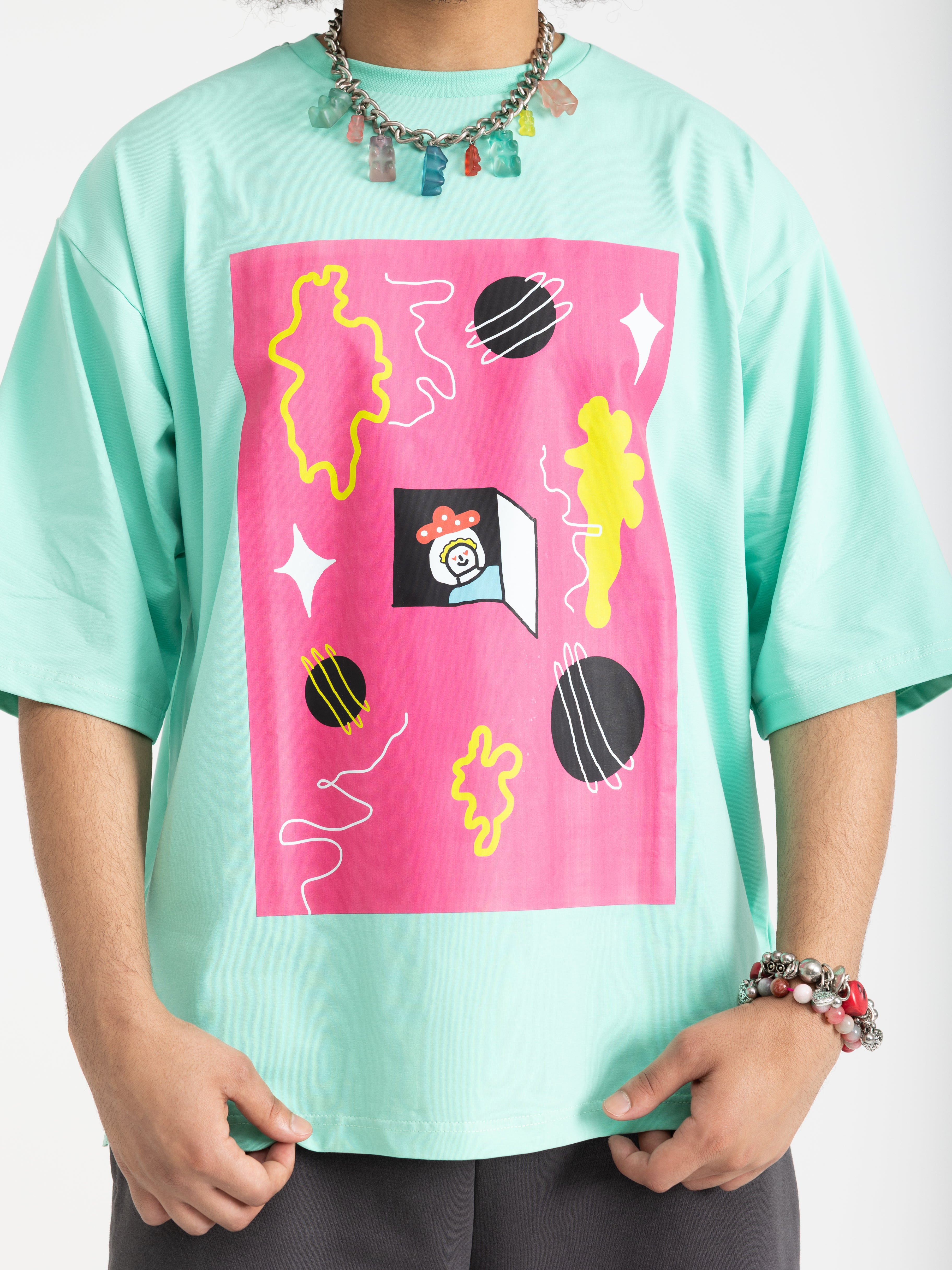 Pink Waves T-shirt
