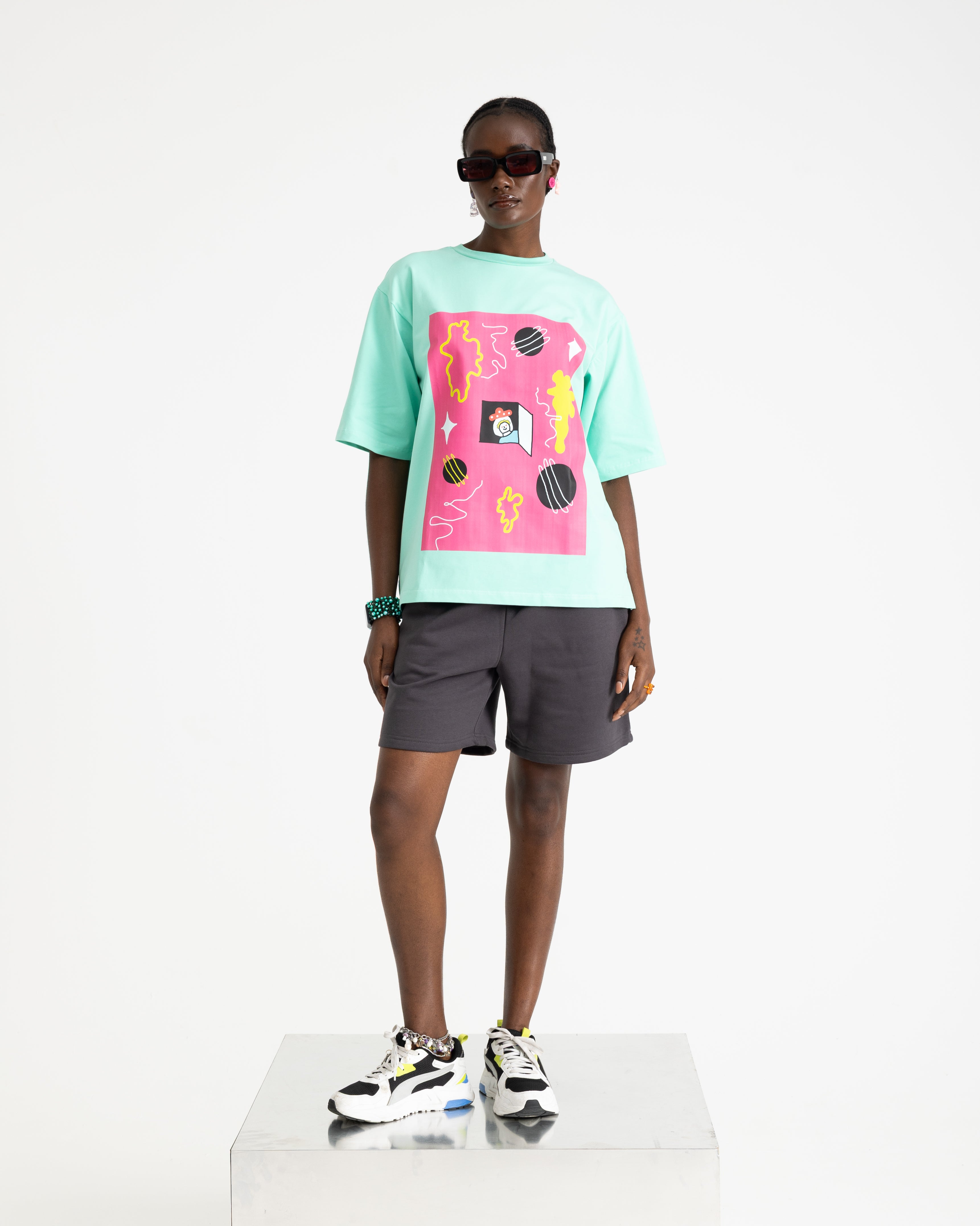 Pink Waves T-shirt
