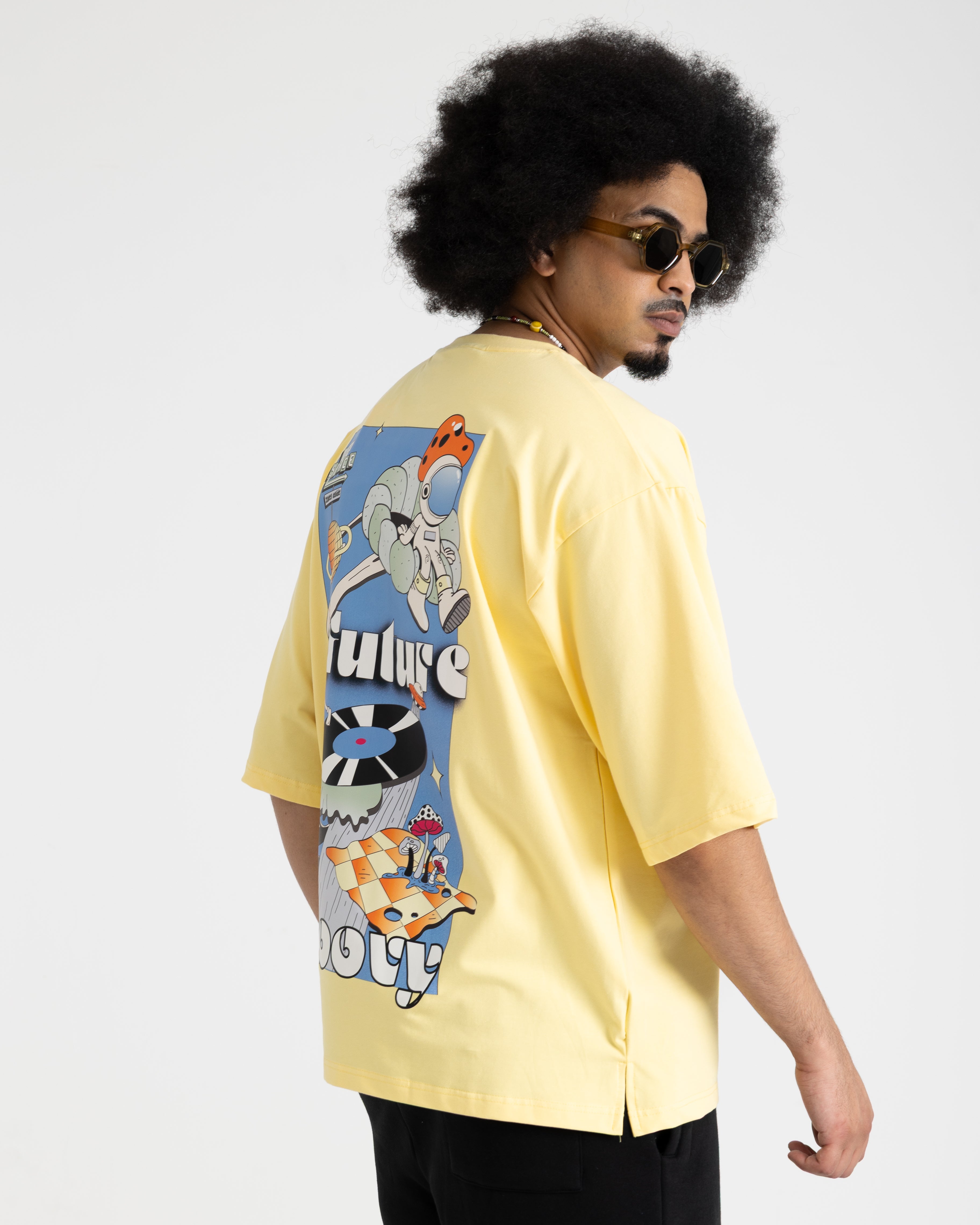 Cosmic Groove T-shirt (Yellow)