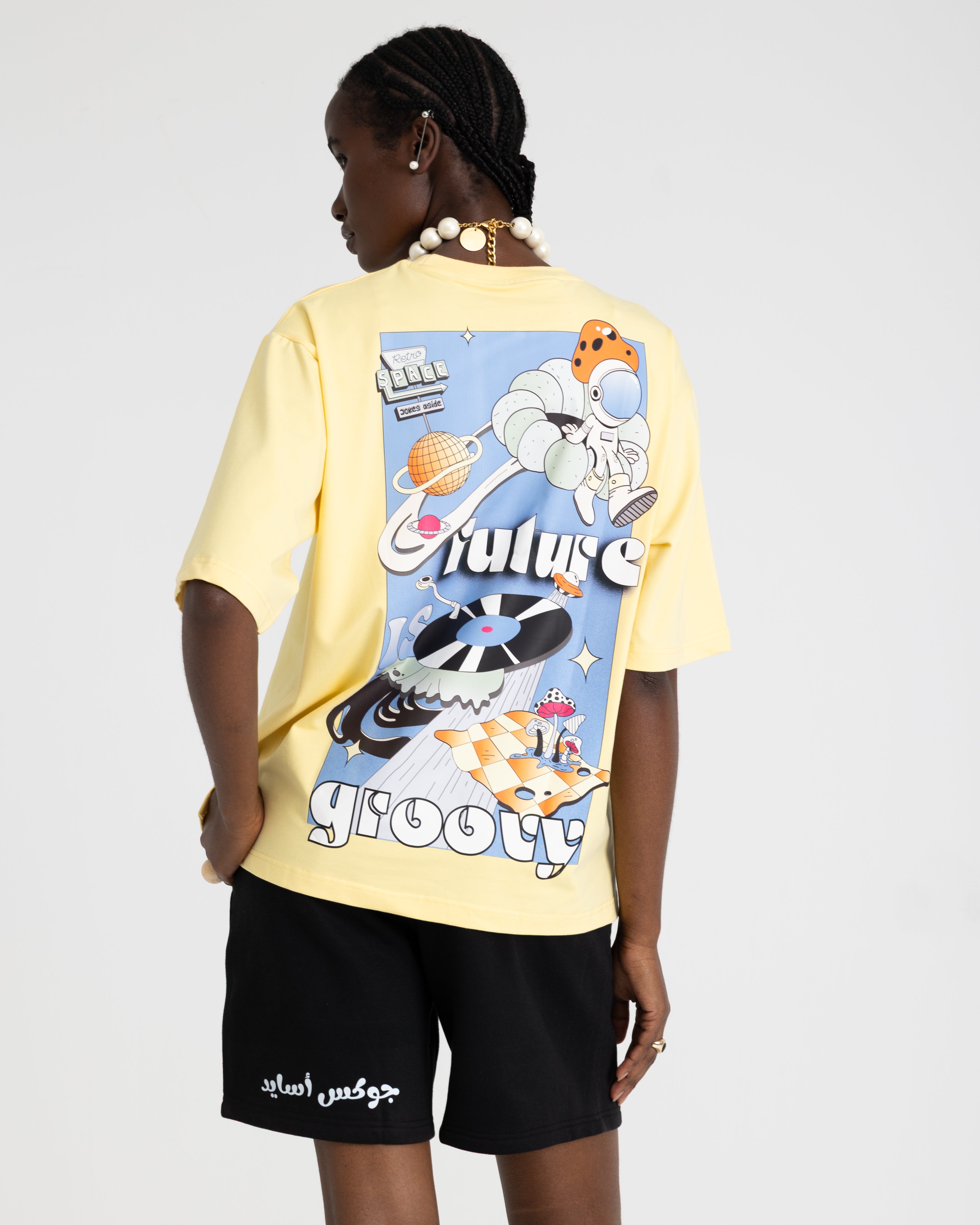 Cosmic Groove T-shirt (Yellow)