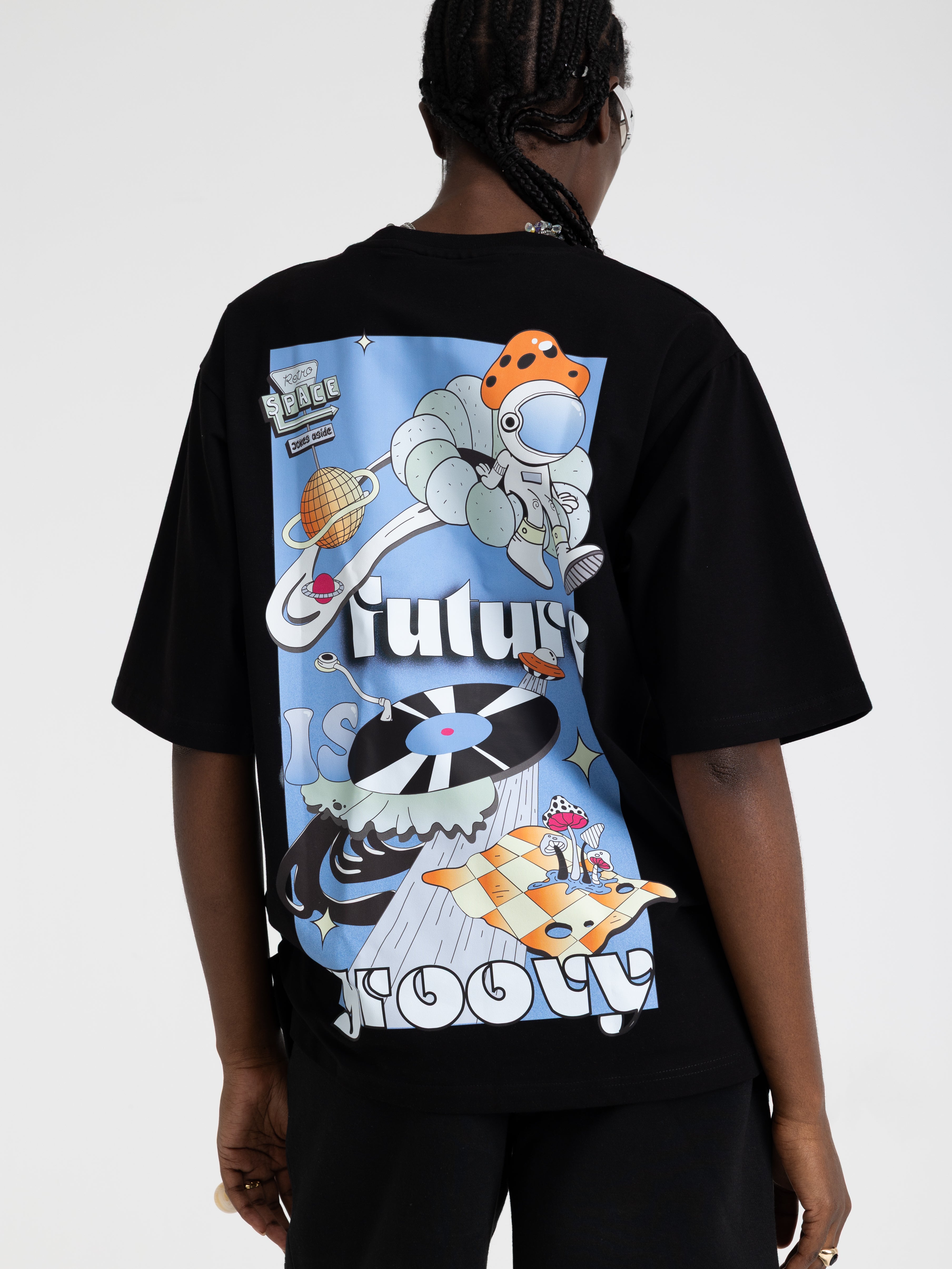 Cosmic Groove T-shirt (Black)