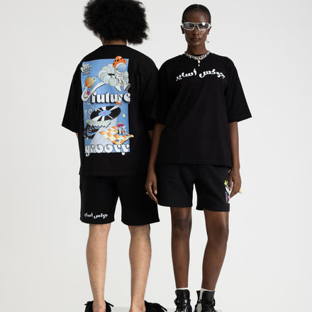 Cosmic Groove T-shirt (Black)