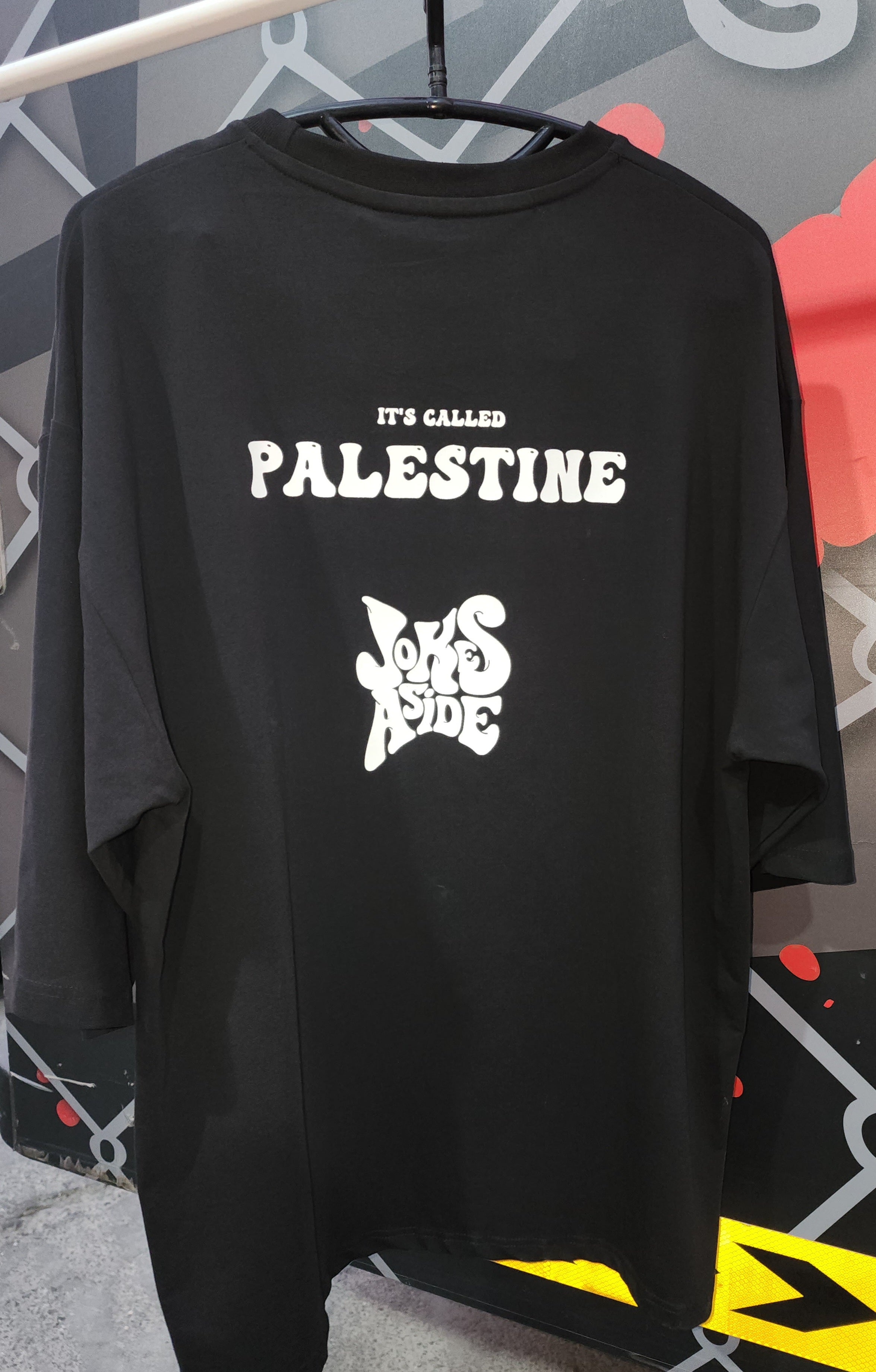 Palestine Tee in Black