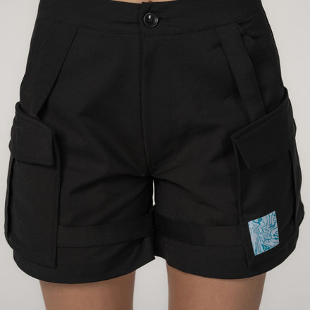 Cargo Shorts in Black