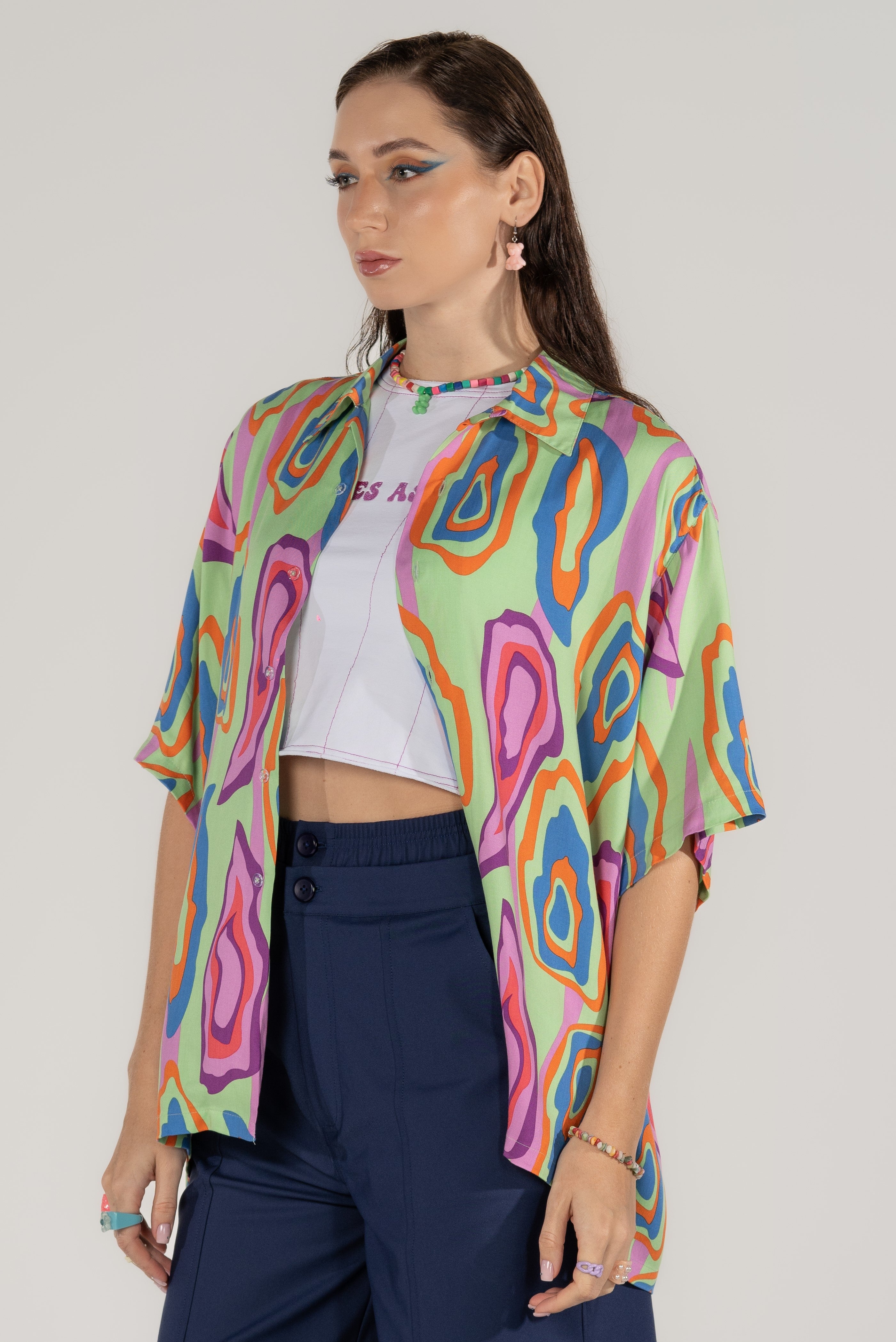 Colorful Button Up Shirt