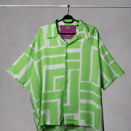 Button Up Shirt in Green