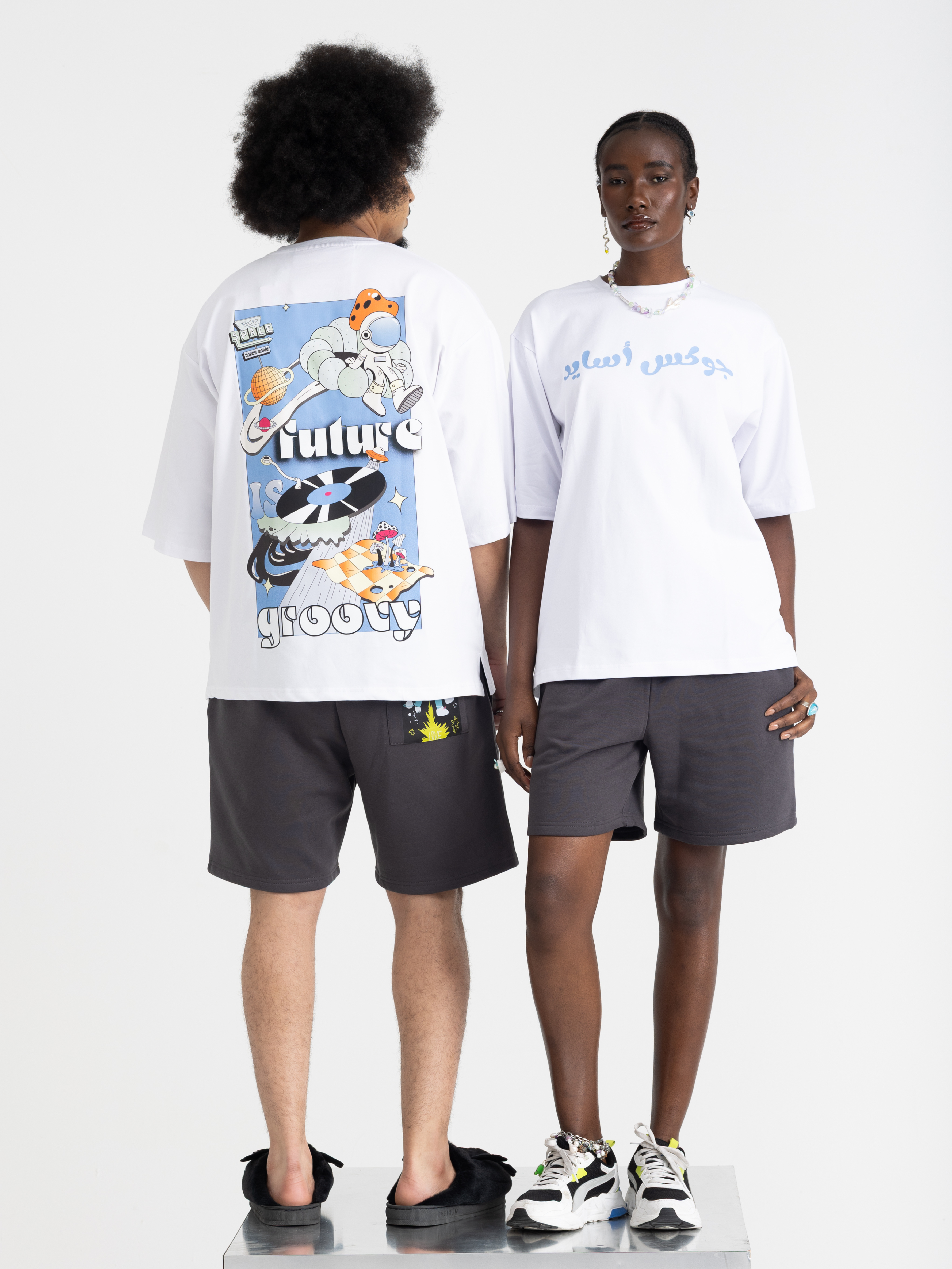 Cosmic Groove T-shirt (White)