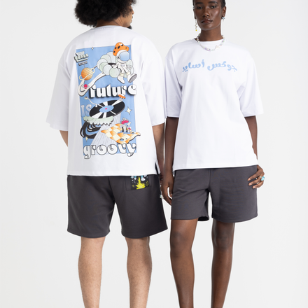 Cosmic Groove T-shirt (White)