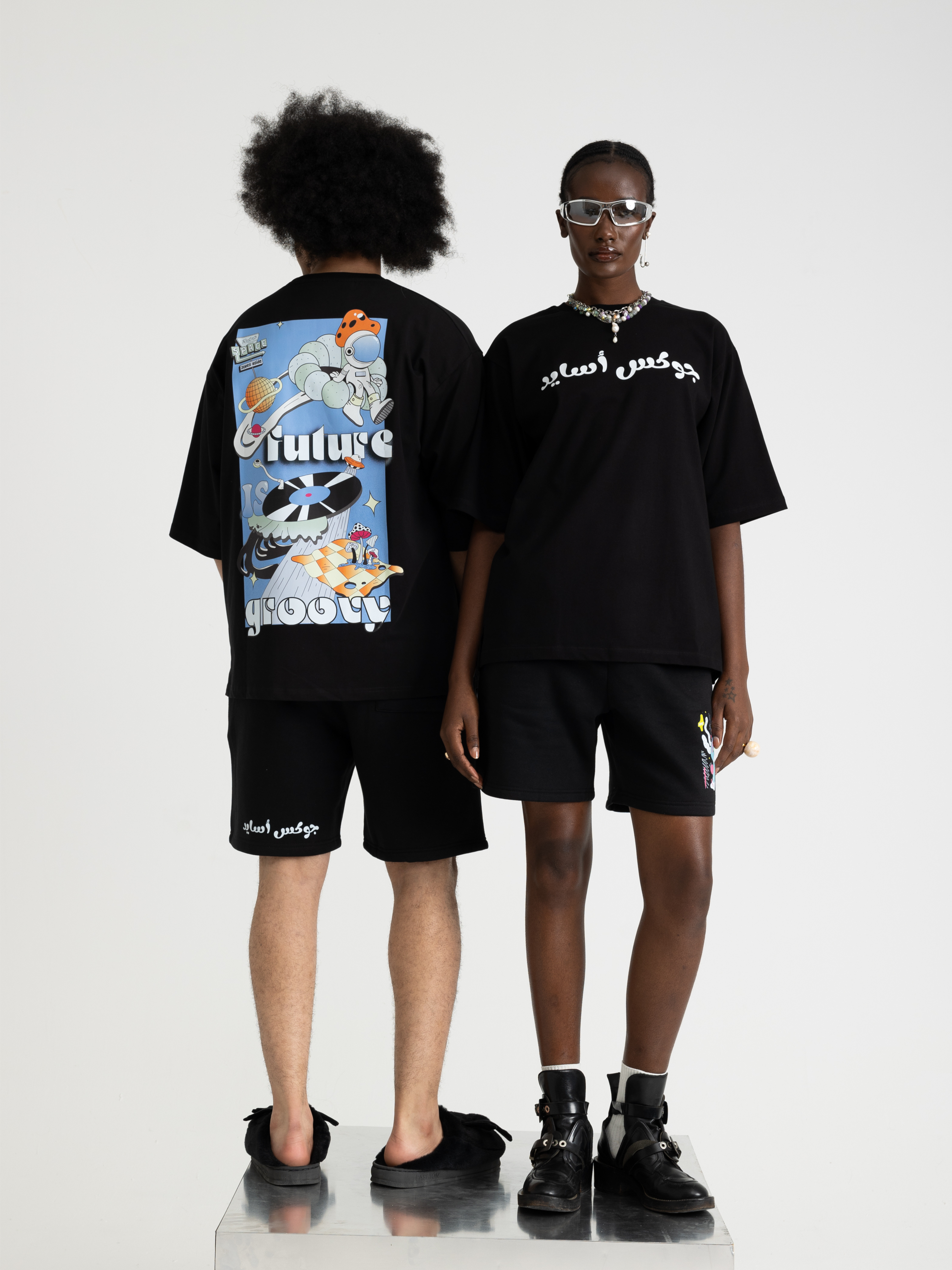Cosmic Groove T-shirt (Black)