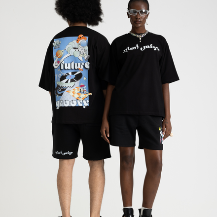 Cosmic Groove T-shirt (Black)